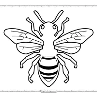 Bee Coloring Sheet for Kids 29 bee coloring sheet for kids