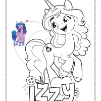 mlp izzy moonbow coloring pages