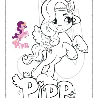 mlp pipp petals coloring sheet