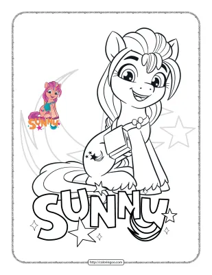 MLP Sunny Starscout Coloring Pages