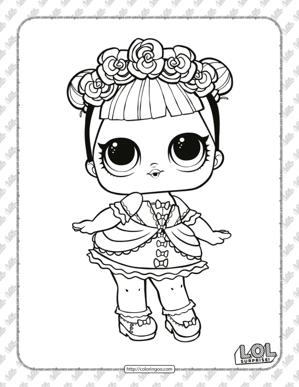 Best LOL Surprise Coloring Pages for Girls 1 best lol surprise coloring pages for girls