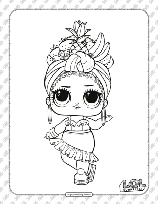 LOL Chica Chica Coloring Pages
