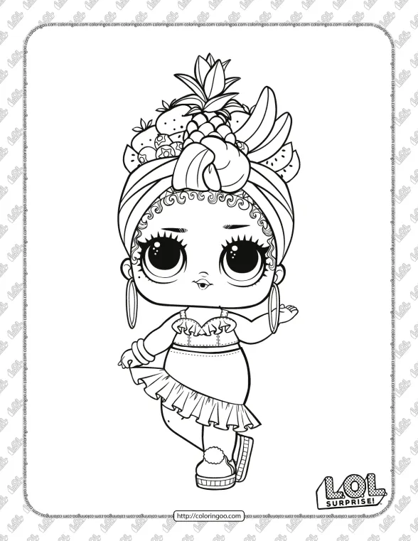 LOL Chica Chica Coloring Pages 1 lol chica chica coloring pages