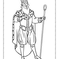 old king coloring pages for kids