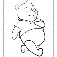 pooh bear coloring sheet for kids