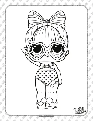 Printable LOL SPF QT Coloring Pages