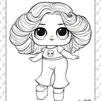 LOL Shine Baybay Coloring Pages