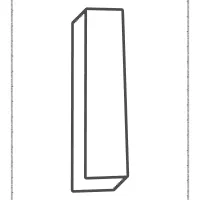 3d alphabet letter i coloring page