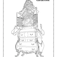 Beauty and The Beast Garderobe Coloring Page 17 beauty and the beast garderobe coloring page