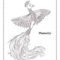 Beauty and The Beast Plumette Coloring Page 16 beauty and the beast plumette coloring page