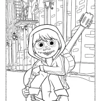 printable disney coco coloring sheet