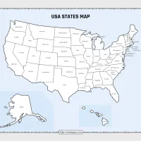 usa stated pdf outline map