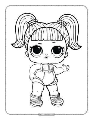 Color Your Favorite LOL Surprise Dolls Characters