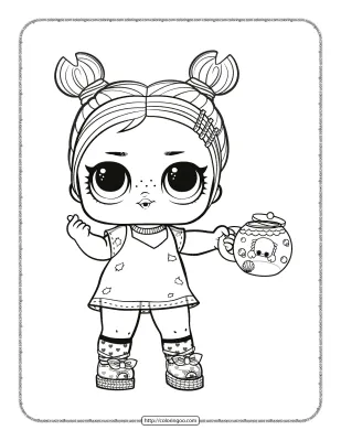 Color Your LOL Surprise Dolls Coloring Pages