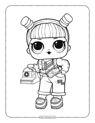 LOL Risingstars CA Dreamer Coloring Sheet