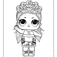 lol surprise risingstars ca earthbb coloring page