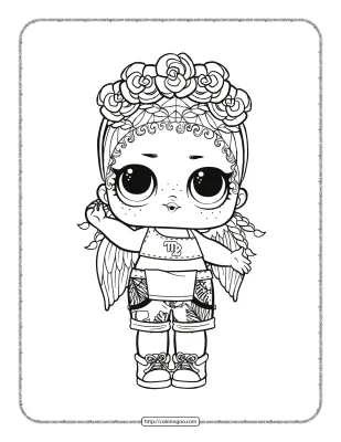 LOL Surprise Risingstars CA Earthbb Coloring Page