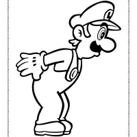 Luigi Coloring Pages 50 luigi coloring pages 1