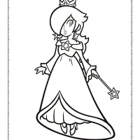 Princess Rosalina Coloring Sheet 51 princess rosalina coloring sheet