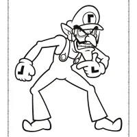 Printable Waluigui Coloring Pages 49 printable waluigui coloring pages