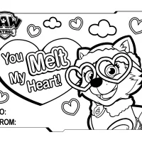 Paw Patrol Valentines Day Coloring Sheet 01 51 paw patrol valentines day coloring sheet 01
