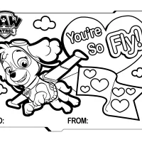 Paw Patrol Valentines Day Coloring Sheet 04 49 paw patrol valentines day coloring sheet 04