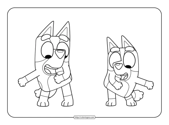 Bluey I Love My Grandpa Coloring Sheet 1 bluey i love my grandpa coloring sheet