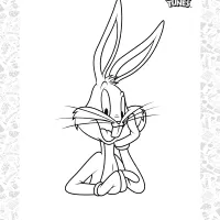Bugs Bunny Coloring Sheet 1 bugs bunny coloring sheet
