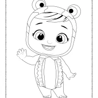 cry babies fern coloring sheet