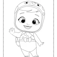 cry babies tori coloring sheet