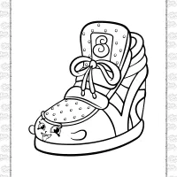 Shopkins Sneaky Wedge Coloring Page 61 shopkins sneaky wedge coloring page