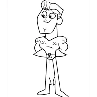 teen titans go aquaman coloring sheet