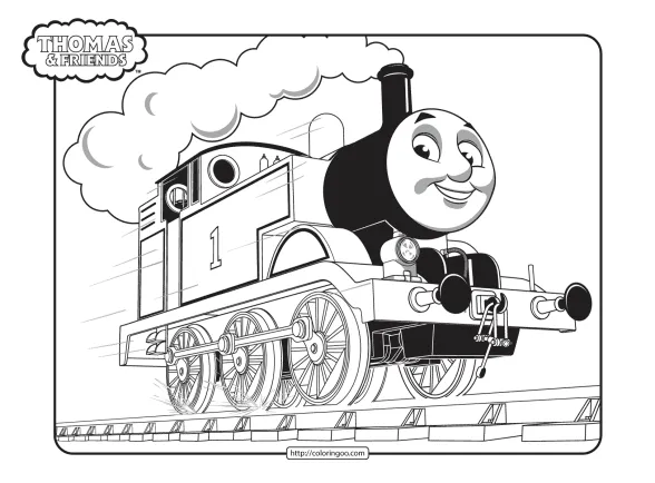 Thomas and Friends Coloring Sheet 1 thomas and friends coloring sheet