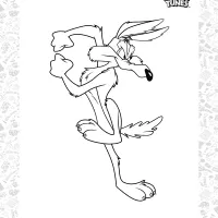 Wile-E Coyote Coloring Sheet for Kids 51 wile e coyote coloring sheet for kids