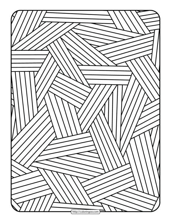 black and white lines coloring sheet
