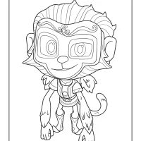 munki gu coloring pages