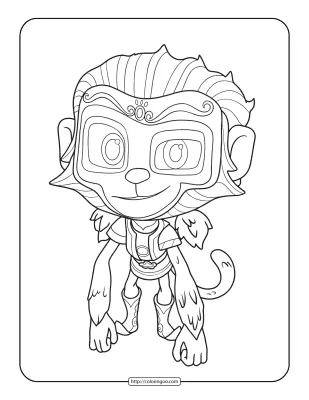 Munki-Gu Coloring Pages