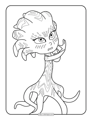 Octobella Coloring Pages
