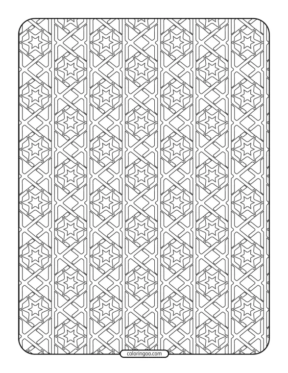 arabic style ornamental pattern background