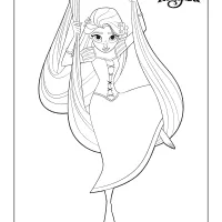 Disney Tangled Coloring Pages 19 disney tangled coloring pages
