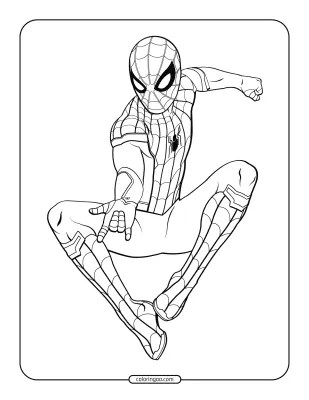 Free Spider-Man Coloring Pages