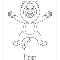 free printable cute lion coloring pages