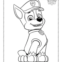 Police Officer Chase Coloring Pages 62 Police officer Chase coloring pages