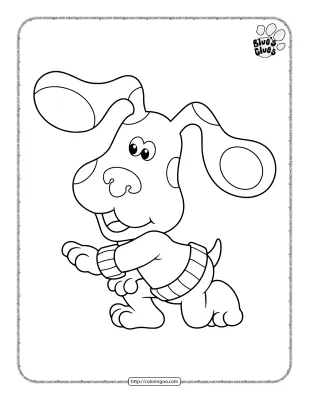 Blues Clues Pdf Coloring Pages