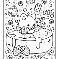 Cute Kawaii Coloring Pages 10 12 cute kawai coloring pages 010