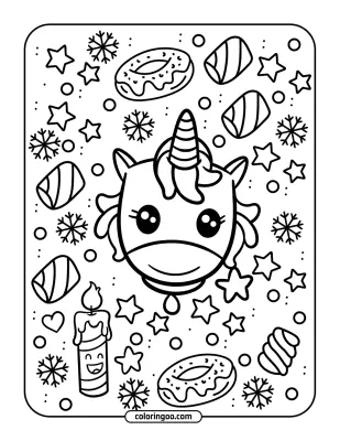 Cute Kawaii Coloring Pages 14