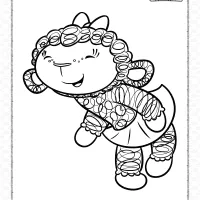 Cute Lambie from Dottie McStuffins Coloring Page 10 cute lambie from dottie mcstuffins coloring page