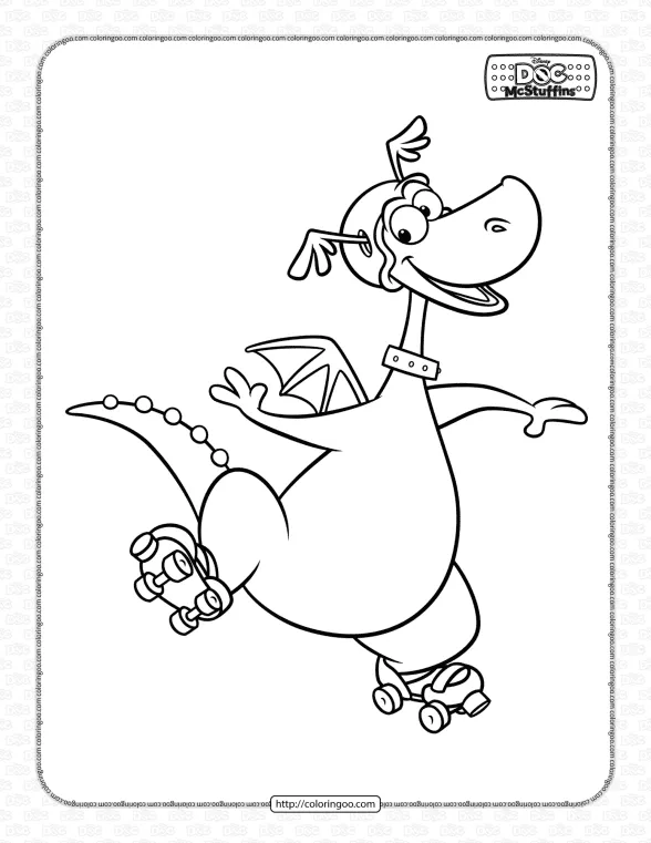 Cute Stuffy from McStuffins Coloring Pages 1 cute stuffy from mcstuffins coloring pages