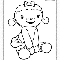 Free Printable Cute Lambie Coloring Pages 3 free printable cute lambie coloring pages
