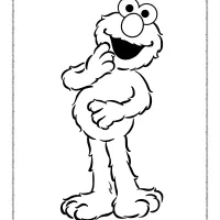 free printable elmo coloring pages